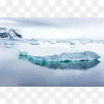 海面冰面天空摄影效果