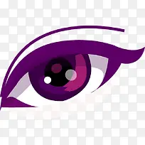 紫色眼睛