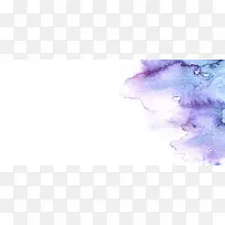 蓝紫色水渍背景