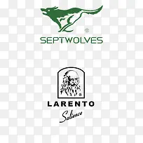 七匹狼和外国品牌logo样机