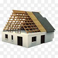 房屋顶棚构造模型图