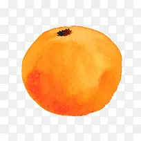 水彩画橘子