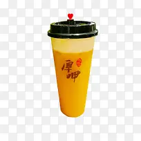 厚呷 芒果 奶茶奶盖