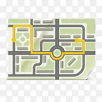 矢量城市地图素材