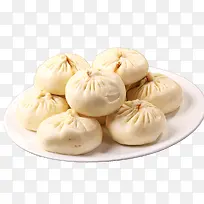 薄皮素包子