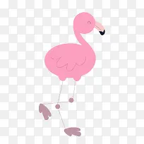 粉红色的火烈鸟设计