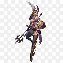 3D游戏美女巨乳战士