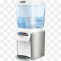 高清蓝色饮水机海报