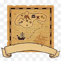 古代海盗航海地图