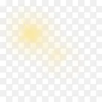 星星黄色光效活动图标