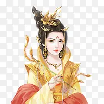 皇后 手绘古风