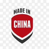 中国制造盾牌标签