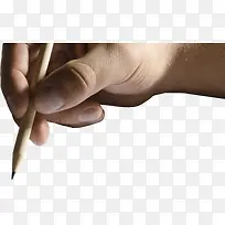 高清摄影正在写字的手