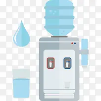 蓝色饮水机