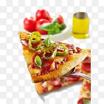 青椒蔬菜披萨