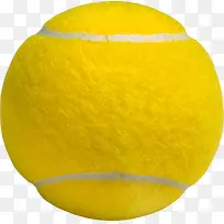 黄色网球素材免抠