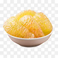 黄色柚子肉柚子罐头