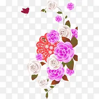 高清蝶恋花素材