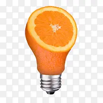 创意橙子电灯