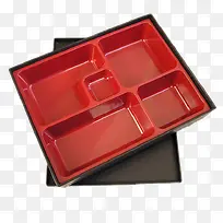 红色的长方形饭盒