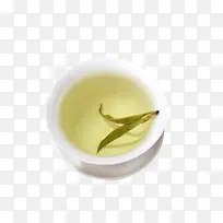 淡绿色苦丁茶汤素材