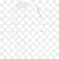 白色卡通液体水流效果