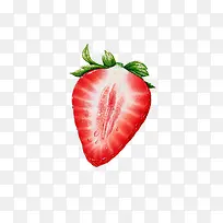 一颗一半草莓