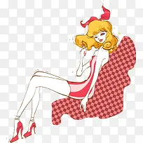 美妆女郎