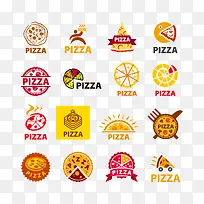 披萨LOGO标志矢量图