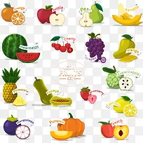 水果 水果图标 贴纸 图标
