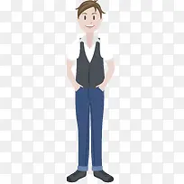IT人物矢量素材图片