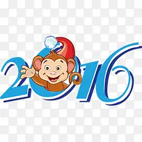 2016卡通小猴