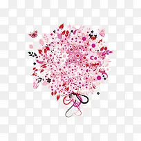 花纹 淡粉色 玫瑰花纹 装饰图案