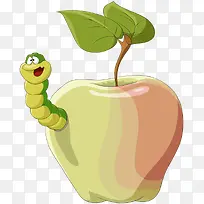 长虫子的苹果