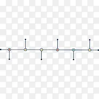 矢量创意设计横向年份序列图