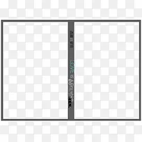 灰色边框文字照片边框模板