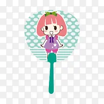 夏凉扇广告扇