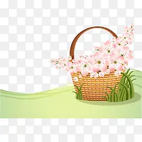矢量花篮