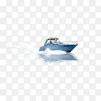 高清大海蓝色轮船