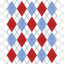 几何菱格图案毛衣纹理