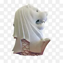 鱼尾狮像雕刻