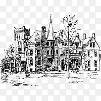 白描建筑