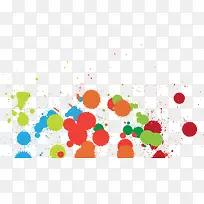 矢量墨水斑点