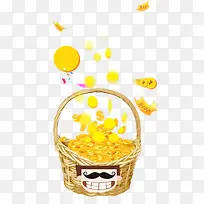 金币漂浮元素