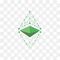绿色网状结构免抠图