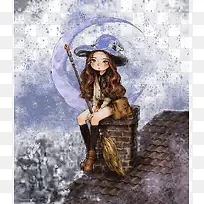 唯美插画