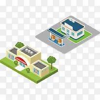 建筑高楼城镇都市地产