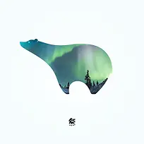 北极熊抠图