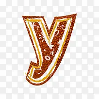 皮革字母y