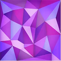 紫色立体几何矢量大屏